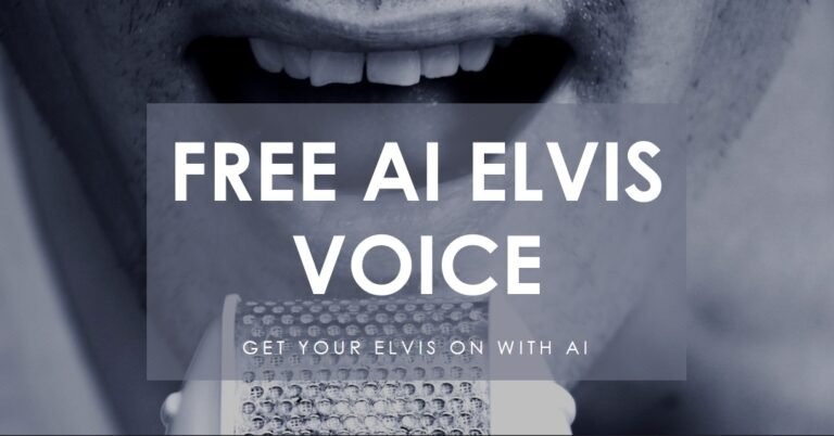 How Can I Use An AI Elvis Voice For Free